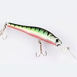 DRS Wobbler Minnow 75 mm Köder für Hecht Wels Zander
