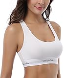 Wingslove Damen Klassische BHS Underwear Bustier ohne Bügel Büstenhälter, 1pc - Weiß, XL