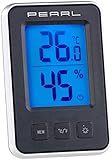 PEARL Autothermometer: Digitales Thermometer/Hygrometer mit Komfortanzeige und LCD-Display (Digitales Thermo Hygrometer)