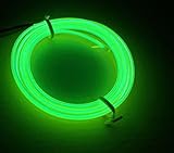 INION NEON GRÜN 1 Meter - EL - Innenbeleuchtung Ambientebeleuchtung 12Volt Inverter/Adapter Zigarettenanzünder