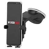 Wicked Chili KFZ Halterung für Samsung Galaxy S10, S10e, S9, S8, S7, S7, S6, S5, A5, J5, A3, J3, Edge, Mini Design Mount Handy Autohalterung (Für Case und Hülle, vibrationsfrei, Made in Germany)