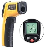 AGT Temperaturmessgerät: Berührungsloses Infrarot-Thermometer mit Laserpointer, -50 bis +380 °C (IR Thermometer)