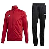 adidas Herren Polyesteranzug Core 18 Power red/White XL