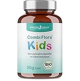 Combi Flora Kids Bio - Mit Bifidobacterium & Lactobacillus für Kinder - Pulver mit Dosierlöffel - 50g