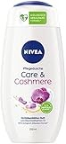 NIVEA Care & Cashmere Pflegedusche (250 ml), sinnlich duftendes Duschgel mit samtweichem Schaum, reichhaltige Cremedusche mit Baumwollsamen-Öl