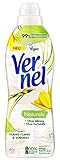 Vernel Naturals Weichspüler, Ylang Ylang & Süßgras, 100% vegan, 99% naturbasierte Inhaltsstoffe, ohne Silikone und Farbstoffe (32 (1 x 32) Waschladungen)