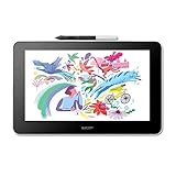 Wacom One Creative Pen Display mit Gratissoftware (zum Skizzieren, Zeichnen auf dem Bildschirm, 13,3 Zoll Full HD Display (1.920 x 1.080), Stiftpräzision) - Ideal für Home-Office & E-Learning
