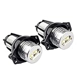 BIOENGIE 2x 6W Angel Eyes Halo Ring Marker Xenon Weiß 7000K E90 E91