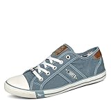 MUSTANG Damen 1099-302 Sneaker, Blau (Himmelblau 807), 39 EU