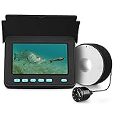 Eyoyo Unterwasser-Angelkamera,4,3 Zoll Unterwasser-Video-Fischfinder Monitor 20 M Kabel mit 1000 TVL IP68 wasserdichte 8-LED-Kamera für Das Kajakfischen auf Dem Eissee-Seeboot