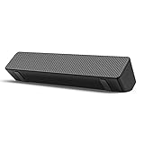 Soundbar, Saiyin Bluetooth PC-Lautsprecher Soundbar, Stereo-Pairing, Bass-Sound, 11 Zoll 16 W Leistungsstarke Mini-Soundbar-Lautsprecher für Desktop-Computer, PC, Laptop, Monitor, Tablet, Smartphone