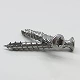 100 Stück Terrassenschrauben 5,0 X 60 TORX TX-25 mit CUT-Spitze und Schneidkerbe