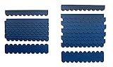 crash-marek 2m²-5-Sets Mini Dachschindeln,blau,Dachpappe,Hundehütte,Vogelhaus,Hasenstall,Gehege,Abdeckung,Biberschwanz,Sandkasten