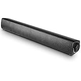 VANZEV PC Lautsprecher Soundbar Wired USB mit Mikrofoneingang und Kopfhörerausgang Fassender Kompatibilität Dual Treiber Rein Bass für Computer/Laptops/Smartphones/Tablets/Beamer