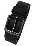 Urban Classics TB1288 Unisex Gürtel Leather Imitation Belt,Schwarz (Black 7), 130 cm (Herstellergröße: XL)