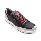 Zerimar Herren Golfschuhe | Herren Sportschuhe | Männer Golfschuhe | Herren Sportschuhe | Herren Golfschuhe | Leder Golfschuh | Farbe Schwarz Größe 41