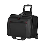Wenger 600661 POTOMAC 17' 2-Stück Aktuelle Laptop-Aktentasche, Gepolstertes Laptopfach mit passendem 15.4' Laptoptasche in Schwarz {23 Litres}