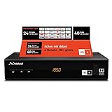 STRONG SRT 7806 HD Satelliten Receiver für HD Plus inkl. HD+ Karte DVB-S2 Full HD (HDTV, HDMI, LAN, SCART, USB) schwarz