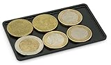 SLIMPURO® Coin Case/Coin Card - Universales Münzfach, Kleingeldfach aus Aluminium für Slim Wallets, Kreditkartenetuis, Kartenetuis, Geldbeutel - Blockt RFID Signale (Ohne Filzschutz, 2,5mm dünn)