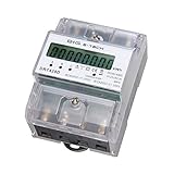 B+G E-Tech DRT428D - digitaler Stromzähler Drehstromzähler Wattmeter für DIN Hutschiene, Energiemessgerät direktmessend 3x230/400V 20(80) A