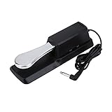 Tastatur Sustain Pedal, elektronische Tastatur Sustain Pedal Damper Fußschalter für Digital Klavier