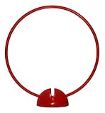 Boje Sport Agility Hundesport – Koordinationstraining, Ausdauertraining, Sprungtraining, Sprinttraining, Multifunktions - X-Standfuß und Multifunktions - Ring/Reifen Ø ca. 60 cm – Farbe rot