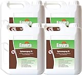 Envira Spinnen-Spray - Anti-Spinnen-Mittel Mit Langzeitwirkung - Geruchlos & Auf Wasserbasis - 4 x 5 Liter