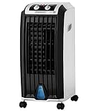 Monzana Luftbefeuchter 4in1 5 L Tank Timer 3 Stufen Mobiles Klimagerät Ventilator Klimaanlage Ionisator Luftkühler