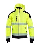 Brixton Flash Softshell Jacke Warnschutz Warnjacke Reflektierend Schutzjacke 300 g/m2 NEUES Modell (XL)
