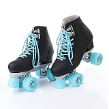 Classic Roller Rollerskates Rollschuhe Artistic Bequem Und Atmungsaktiv Quad Skates Für Mädchen, Jungen, Jugendliche,42