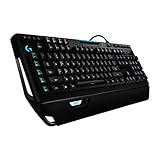 Logitech G910 Orion Spectrum Mechanische Gaming-Tastatur, RGB-Beleuchtung, Taktile Romer-G Switches, 9 Programmierbare G-Tasten, Anti-Ghosting, ARX-Zweitbildschirm Feature, Englisches QWERTY Layout