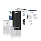 Blaupunkt Smart Home Alarm Q3000 Starter Kit für Haus, Wohnung, Geschäft, Ferienhaus; Kit bestehend aus: IP-Alarmzentrale, Funk-Bewegungsmelder (IR-S1L), Funk-Tür/Fenstersensor (DC-S1)