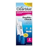 Clearblue Schwangerschaftstest Kombipack Double Check Frühtest, (1x 2 Tests)