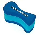 Aqua Speed Pull Buoy Swimming Kinder & Erwachsene I Schwimmhilfe | Pullbuoy Schwimmtraining | Auftriebshilfe Schwimmen I Schwimmtraining I Wasserübung I Pool I Eva-Schaum I Blue-Light Blue