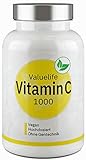 Vitamin C hochdosiert - 1000mg Tabletten I Teilbar zu 2 x 500mg I Vegan & Verträglich I L-Ascorbinsäure aus natürlicher Fermentation I 180 bis 360 Portionen von Valuelife