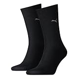 PUMA Herren Casual Socken Classic 4er Pack, Größe:47-49;Farbe:black