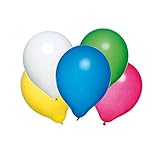 Susy Card 40011585 - Luftballons, 50 Stück, Latex, farbig Sortiert