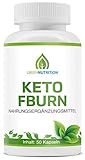 Green Keto FBurn | Stoffwechsel Tabletten | Schnell und Einfach | 50 Kapseln