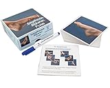 AFH Spiegeltherapie Bildkarten | Flash Cards | 54 Bildern auf robusten plastifizierten Karten | Hand oder Fuss Karten (Fuss)