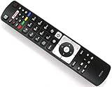 Ersatz Fernbedienung RC5119 for FINLUX | HITACHI | Kendo | Luxor | Polaroid | SALORA | TECHWOOD | Wellington | Smart TV DVD | Netflix & YouTube