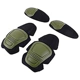 Paintball Luftgewehr Kampfuniform militärische taktische Knieschützer und Ellbogenschützer 2 Knieschützer, nur 2 Ellbogenschützer für Froschanzüge-1_Set_Gray_Green