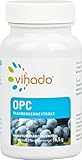 Vihado OPC Traubenkernextrakt – aus Trauben ausgewählter Anbaugebiete, in Deutschland verarbeitet – veganes Nahrungsergänzungsmittel mit OPC hochdosiert, ohne Zusätze – 110 Kapseln