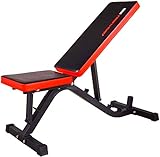 TrainHard® Hantelbank Drückerbank Variable Schrägbank Negativ/Flach, geprüft und Zertifiziert nach DIN EN 957