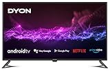 DYON Smart 42 AD 105,4 cm (42 Zoll) Fernseher (Full-HD, HD Triple Tuner, Google Play Store, Google Assistant, Prime Video, Netflix, BT-Fernbedienung mit Mikrofon) [Modelljahr 2021]