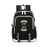 APHT Unisex Laptop Rucksack,Riverdale Rucksack mit USB Ladeanschluss Frauen Schulrucksack Kinder Laptop Rucksack Männer Laptoprucksäcke