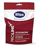 Ritex PROLINE Kondome, Gefühlsintensiv, Mega-Pack, 42 Stück, Made in Germany