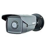 INKOVIDEO V-110-8MB 8MP 4K PoE ONVIF Netzwerk Überwachungskamera mit Nachtsicht bis 50m Videoüberwachung (schwarz)