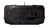ROCCAT Isku FX Multicolor Gaming Tastatur (DE-Layout, Multicolor Tastenbeleuchtung, 36 Makrotasten inkl. 3 Thumbster-Tasten) schwarz