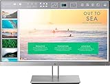 HP EliteDisplay E233 (23 Zoll / Full HD) Business Monitor (VGA, HDMI, DisplayPort, USB 3.0, Reaktionszeit 7ms, 60Hz) silber
