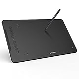 XP-PEN Deco 01 10 x 6 Zoll Profi Grafiktablett Drawing Tablet batterielos Stylus Druckempfindlichkeit 8 Expresstasten - Grafikshandschuh Spitzen